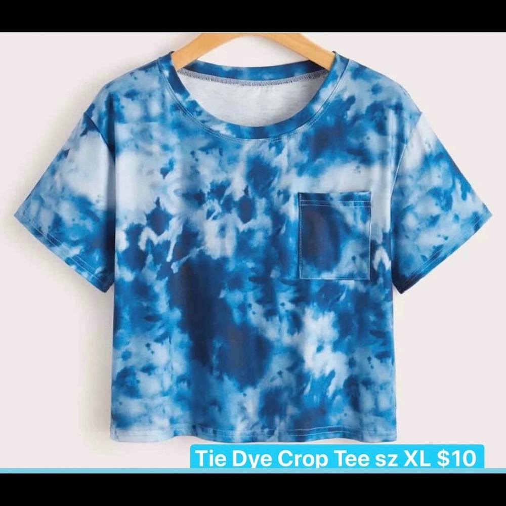 Brand New Tie Dye Crop Too